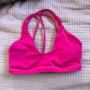 lululemon athletica Fuchsia Strappy Sports Bra